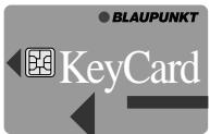 BLAUPUNKT WOODSTOCK DJ I - ⑥ Système de protection antivol Key-Card - 1