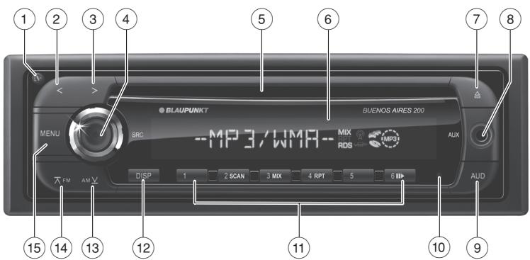 BLAUPUNKT BUENOS AIRES 200 - Abmessungen und Gewicht - 2