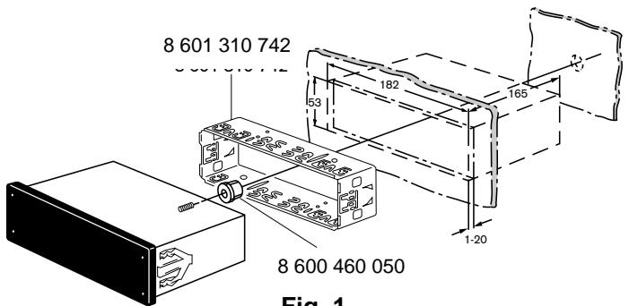 BLAUPUNKT AMSTERDAM TCM 127 - Autoradioeinbauvorbereitung - 1