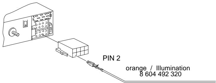 PIN 2 orange / Illumination 8 604 492 320