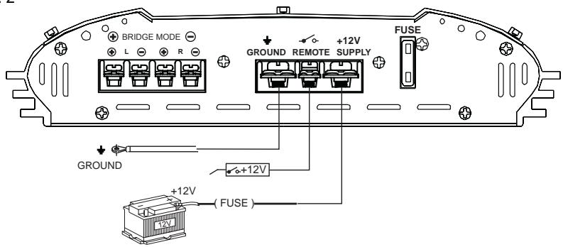 BLAUPUNKT BGA 250 - Indicação de funct ionamento (POWER/PROTECT) - 2