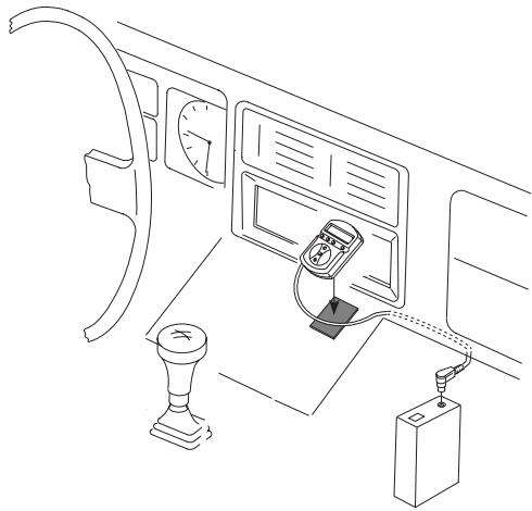 BLAUPUNKT CDC-FM08 - Installation de la télécommande - 1