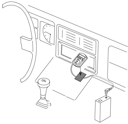 BLAUPUNKT CDC-FM08 - Installazione del telecomando - 1