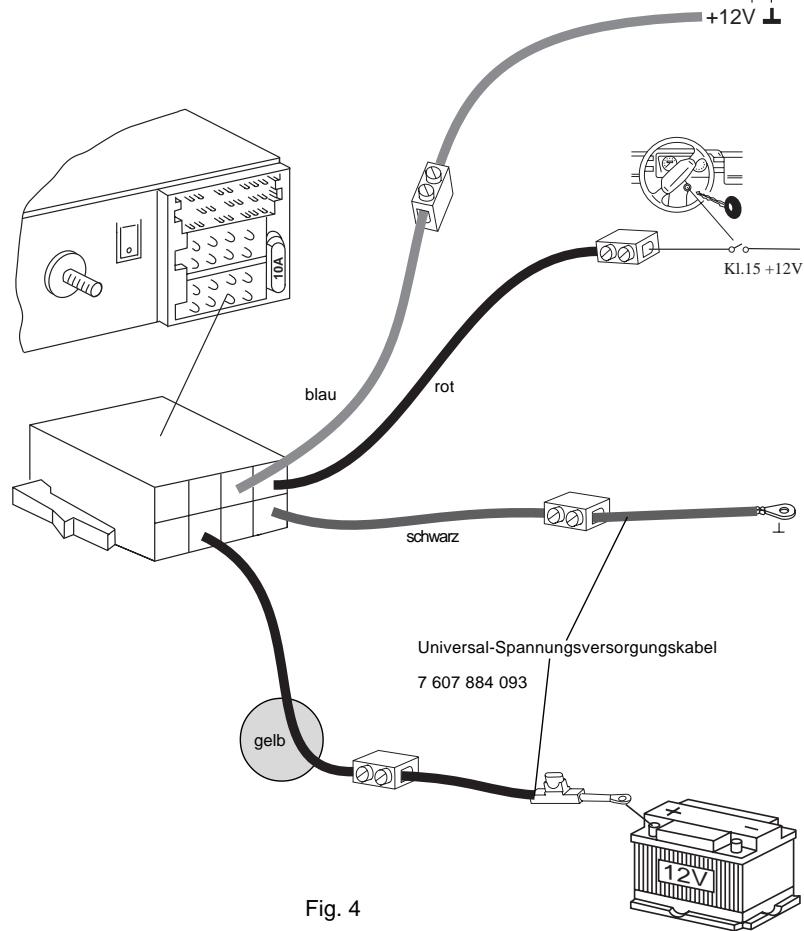 BLAUPUNKT FREIBURG RCM 148 - Steuerkabel (Power Antenna +) - 1