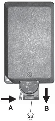 BLAUPUNKT IVMR-1542 - Remplacement de la pile dans la télécommande - 1
