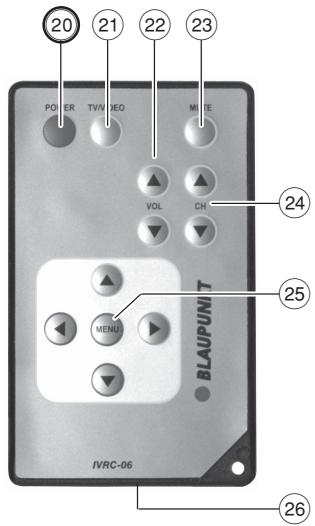 BLAUPUNKT IVMR-1542 - Remarque : - 2