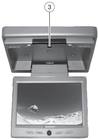 BLAUPUNKT IVMR-7002 - Ouverture de I'ecran - 1