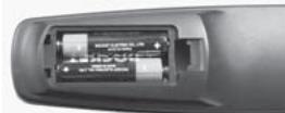 BLAUPUNKT IVOD-1022 LF - Changement des piles de la télécommande - 5