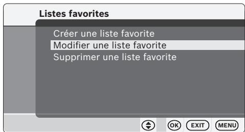 BLAUPUNKT IVTV-05 - Activer les stations dans la liste des favoris - 3
