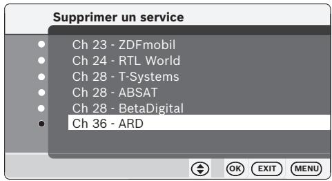 BLAUPUNKT IVTV-05 - Supprimer des canaux - 3