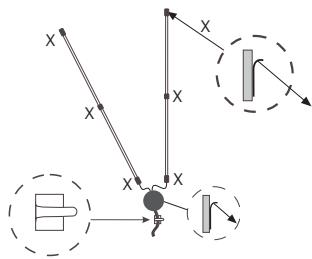 BLAUPUNKT IVTV-05 - Fixation de l'antenne - 1