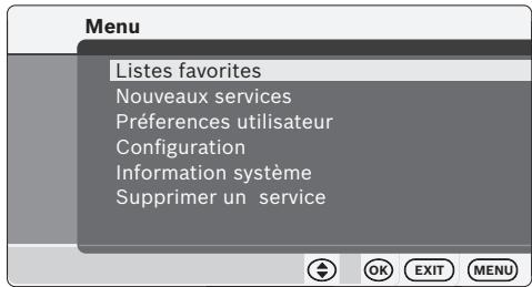 BLAUPUNKT IVTV-05 - Activer les stations dans la liste des favoris - 1