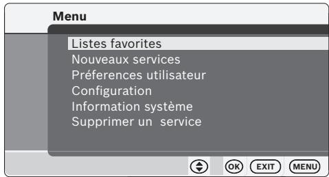 BLAUPUNKT IVTV-05 LF - Activer les stations dans la liste des favorsis - 1