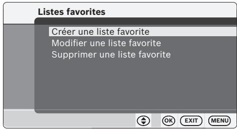 BLAUPUNKT IVTV-05 LF - Activer les stations dans la liste des favorsis - 2