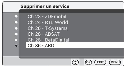 BLAUPUNKT IVTV-05 LF - Supprimer des canaux - 3