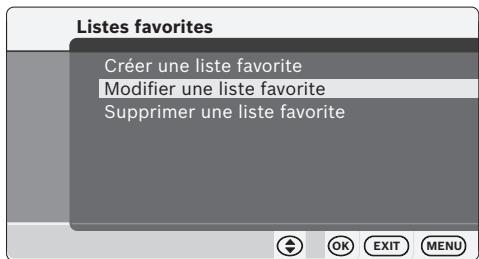 BLAUPUNKT IVTV-05 LF - Activer les stations dans la liste des favorsis - 3