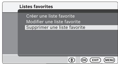 BLAUPUNKT IVTV-05 LF - Effacer la liste des favors - 2