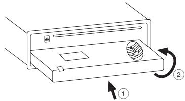 BLAUPUNKT MAUI MP36 - Attaching the control panel - 1