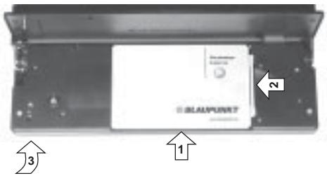 BLAUPUNKT MISSOURI DJ 70 - Insérer la KeyCard - 1