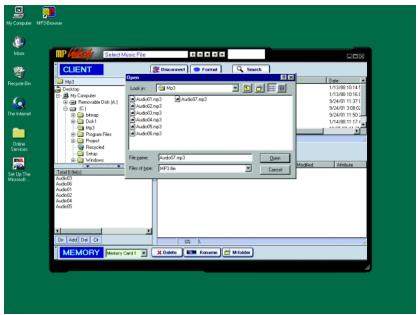 BLAUPUNKT MMC-DRIVER 01 VELOCITY - Ajouter d'autres plages MP3 à la liste de lecture - 1