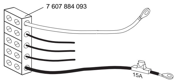 BLAUPUNKT MONTE CARLO TCM 169 - Conexão de positivo (ligado atraves da ignização) - 8