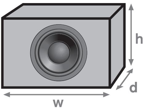 BLAUPUNKT TSW 1000 - QUELQUES DIMENSIONS POUR LES ENCEINTES BLAUPUNKT - 1