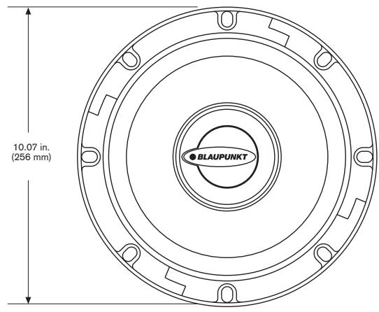 BLAUPUNKT TSW 1200 - Conventional Magnetic Pole Design - 1
