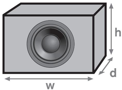 BLAUPUNKT TSW 1200 - DIMENSIONI INVOLUCRO CAMPIONE BLAUPUNKT - 1