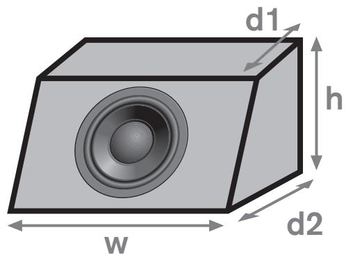 BLAUPUNKT TSW 1200 - TAMANHOS DAS AMOSTRAS DE CAIXAS DA BLAUPUNKT - 2