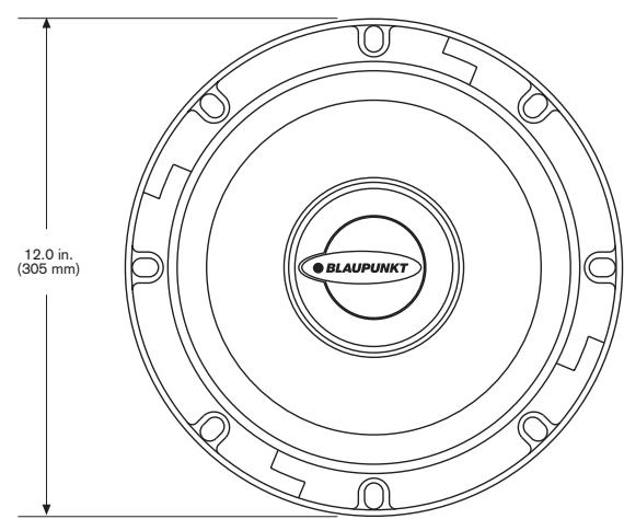 BLAUPUNKT TSW 1200 - Conventional Magnetic Pole Design - 5