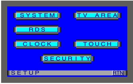 BLAUPUNKT TV-MONITOR WIDE VISION - Quitter le menu de selection des sources - 1