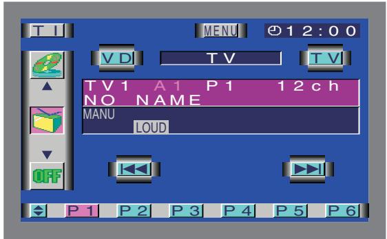 BLAUPUNKT TV-MONITOR WIDE VISION - Menu TV-1 - 1