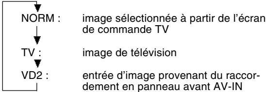 BLAUPUNKT TV-MONITOR WIDE VISION - Changement de l'image de sortie AV - 1