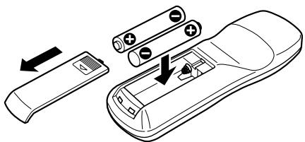 BLAUPUNKT TV-MONITOR WIDE VISION - Mise en place et remplacement des piles - 1