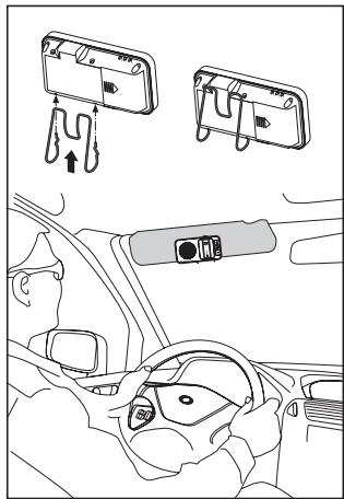 BLAUPUNKT BT DRIVE FREE 211 - Installation sur le pare-soleil - 2