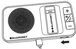 BLAUPUNKT BT DRIVE FREE 211 - Recharge de la batterie dans le casque - 2