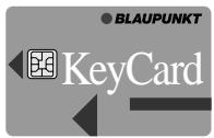 BLAUPUNKT DRESDEN RCR 45 - Protection antivol KeyCard - 1