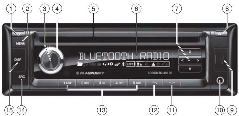 BLAUPUNKT MADRID 210 - Mitat ja paino - 1