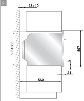 SMEG SC106CT - Mise en place du four - 3