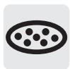 SMEG SC465X-8 - PIZZA (sur certains modèles uniquement) : - 1