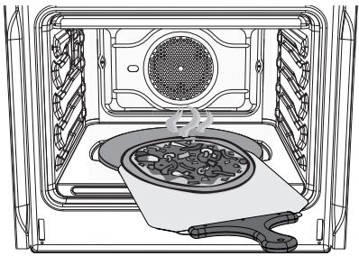 SMEG SC465X-8 - Utilisation de la pelle à pizza (sur certains modèles uniquement) - 1