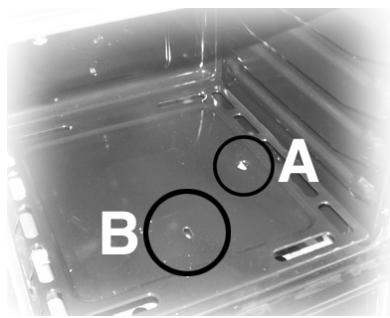 A, B