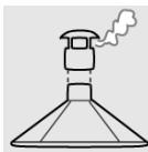 SMEG SCB60MFB - Évacuation des produits de la combustion - 1