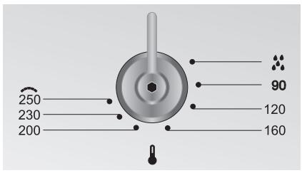 SMEG SCP399X-8 - Manette du thermostat du FOUR electrique - 1