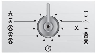 SMEG SCP399X-8 - Manette des fonctions du FOUR - 2