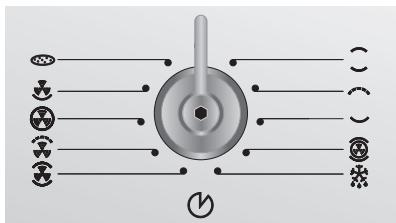 SMEG SCP399X-8 - Manette des fonctions du FOUR - 7