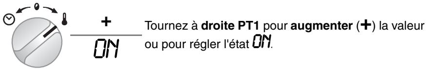 SMEG SCP490N-8 - Modification des paramètres dans le menu secondaire - 1