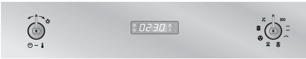 SMEG SCT109SG8 - Beskrivning av kontrollerna på frontpanelen - 2