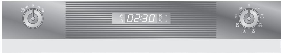 SMEG SCT475X-8 - Description des commandes du panneau frontal - 1