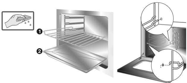 SMEG SE20XMFR8 - Nettoyage du four (sans panneaux autonettoyants) - 2